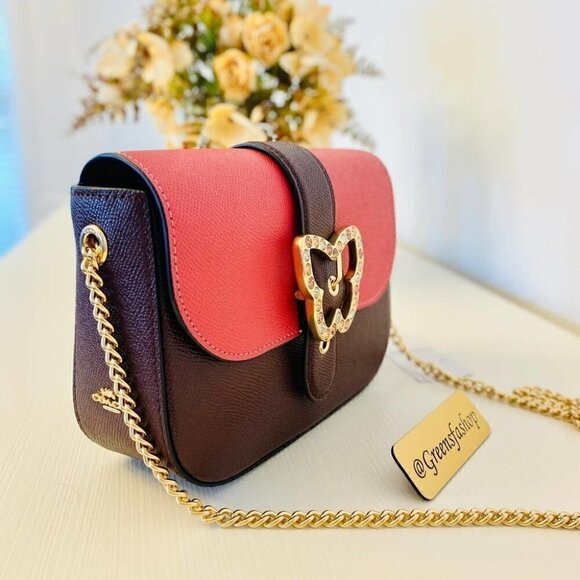 Coach purse Gemma Crossbody In Colorblock With Butterfly Buckle - Picture 3 of 12